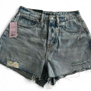 Distressed Denim Women Shorts